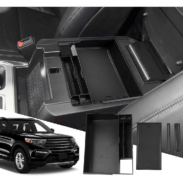 SXCY For - 2024 2025 Ford Explorer Center Console Organizer Tray FIT Ford Explorer 2024 2025 Accessories Console Tray For -2025 Ford Explorer Console