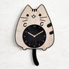 Oujiewang Wooden Cartoon Decorative Wall Clock
