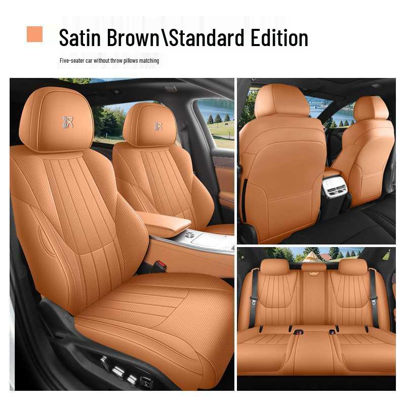All-Season Leather Seat Covers for BYD Han L 2025 Model - Universal Fit