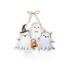 Halloween Theme Creative Spooky Castle Paper Door Hanging Decoration Front Door Porch Window Indoor Outdoor Party Scene Decor