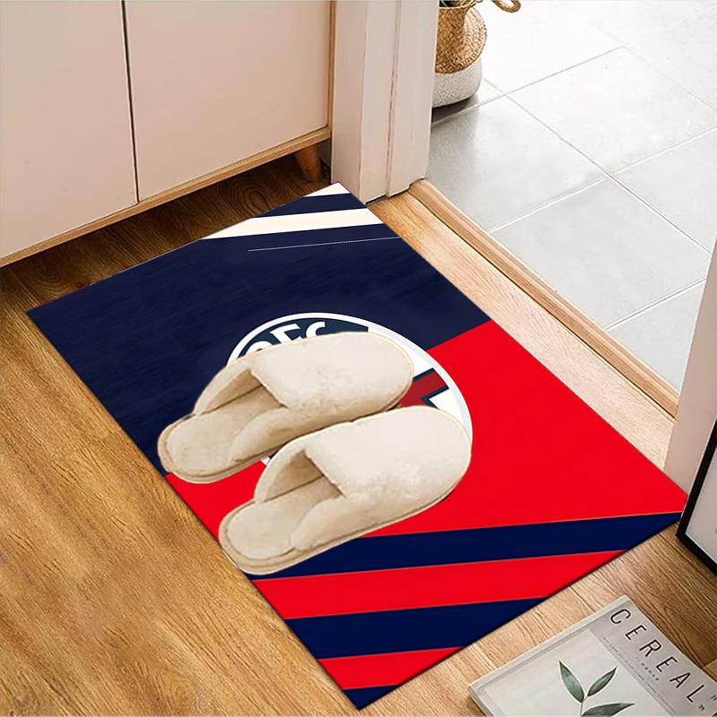 Milan Football club Printed Office Carpet Chair Cushion Entryway Rug, Rugs for Living Room, Bedroom Christmas gifts