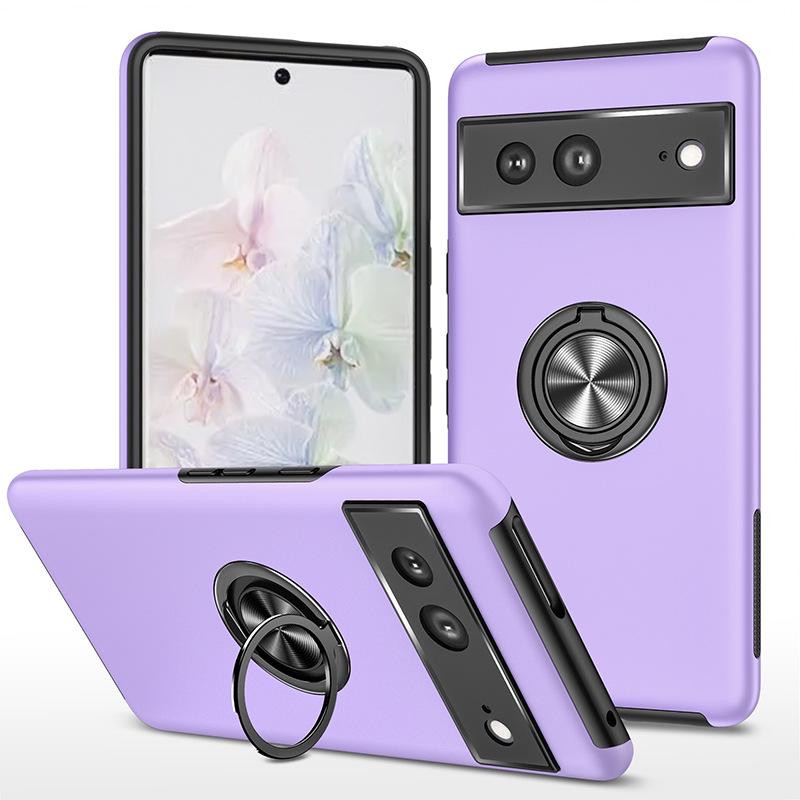 Google Pixel 9 Phone Case 9A Magnetic Car Holder, Drop-Proof, Popular Model with PRO Finger Ring, Frosted Finish