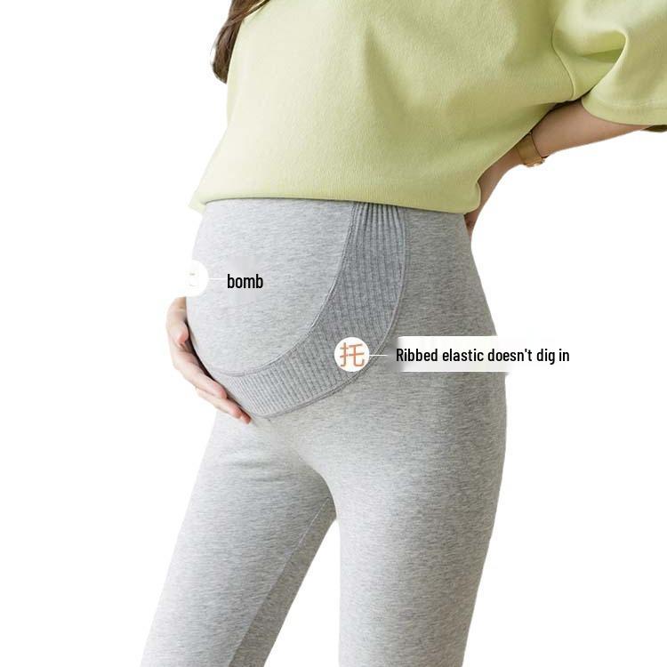 Högmidjade sommarleggings för gravida med smal passform och magstöd