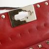 Valentino Garavani Rock Studs Shoulder Bag MW0BCA23NAP Mini Shoulder Wallet Shoulder Red Leather Women Used