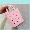 Gelee-Tasche DIY Loch Beutel PVC Mädchen Lässig Alltagsmode