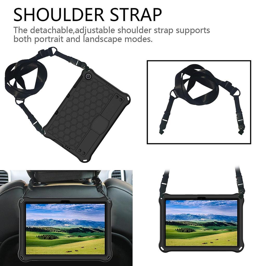 Kickstand Shoulder Strap Case for Huawei Enjoy Tablet 2 10.1/MatePad T 10S 10.1 inch/T 10 9.7 inch/H
