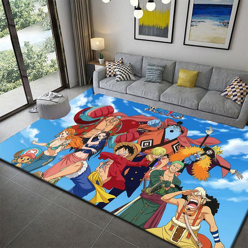 One Piece Anime Otaku Style Area Rug Soft Non-Slip Mat for Bedroom Living Room Decor