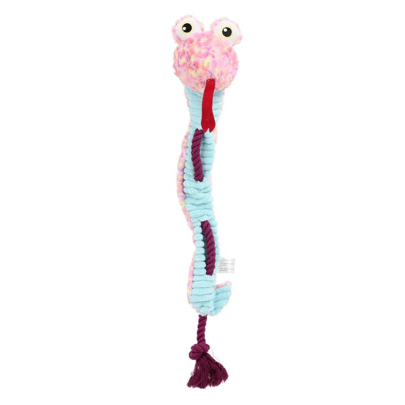 Pet Dog Plush Doll Stress Relief Toy Training Interactive Teeth Grinding Doll
