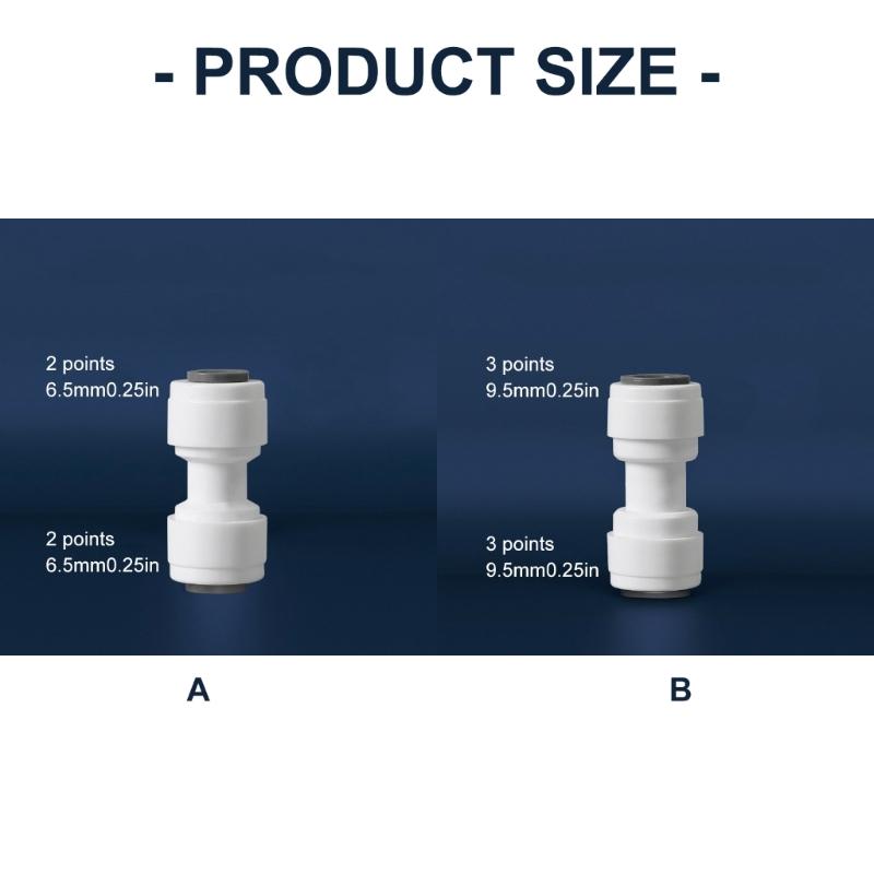 10 STÜCKE Auslaufsicheres Wasserhahn Schnellanschluss-Set Universelles Wasserfilter-Adapterset Einfache Installation für Wasserreiniger