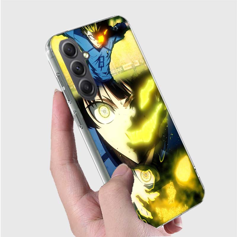 Blue Lock Anime Phone Case for Samsung A16 A26 A36 A56 A17 A37 A57 A07 A06 A02S A03 A04S A05S Galaxy Note 20 10 A50S A71 A51 A31