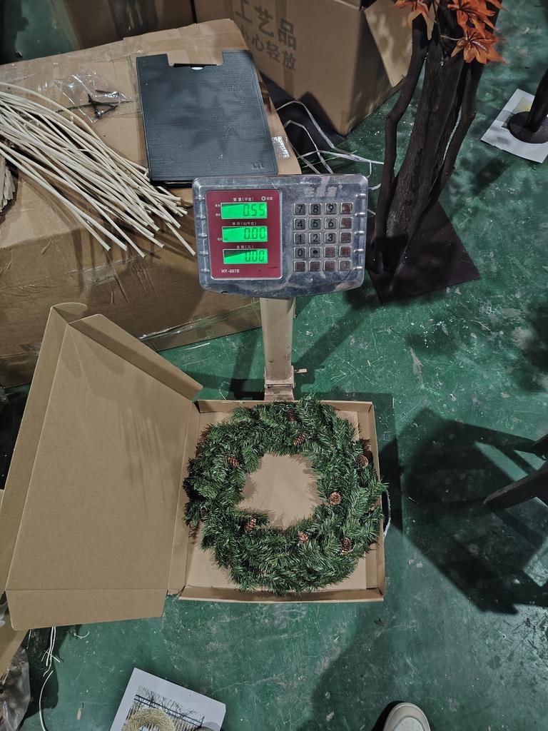 Christmas Wreath Needle Ring Christmas Decorations Knocker Wall Hangings Set Pendant