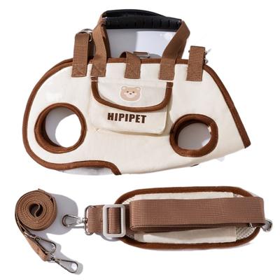 Multifunctional Double Shoulder Dog Carrier Backpack Adjustable Washable Pet Strap Artifact Breathable Dog Outing Bag For Pet