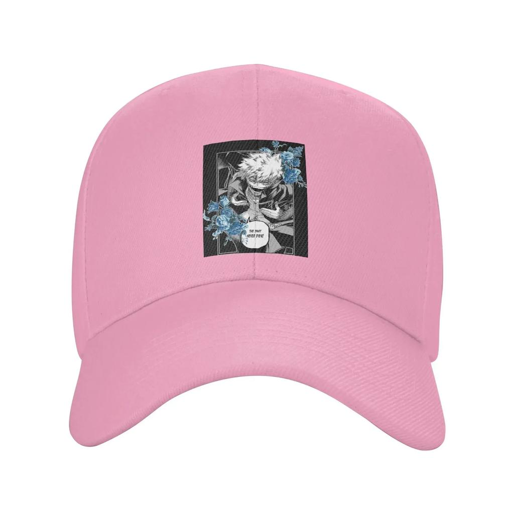 Unisex Baseball Hats My Hero Academia Dabi Anime Blue Flowers Outdoor Streetwear Summer Sports Baseball Caps Casquette Hats