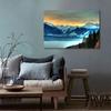 WCIC Ny kunstduk Vakkert landskap Maleri Scene Dekorasjon Male Scene Hjem Bakgrunn Veggdekorasjon Maling Hengende Maleri