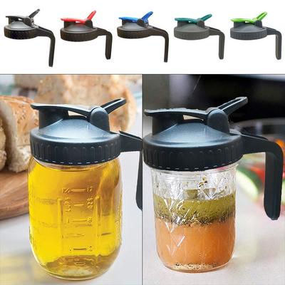 Geniş Ağızlı Kavanoz İçin Dökme Delikli Saplı 86mm Mason Kavanoz Kapağı Sızdırmaz Şişe Kapağı Dökücü Kapak
