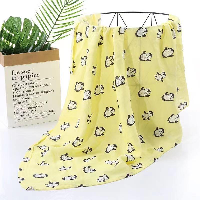 New Bamboo Cotton Soft Baby Blankets Newborn Muslin Swaddle Blanket for Newborn Girl and Boy Super Soft Baby Bath Towel