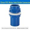 Aquarium PVC Straight Pipe Connector