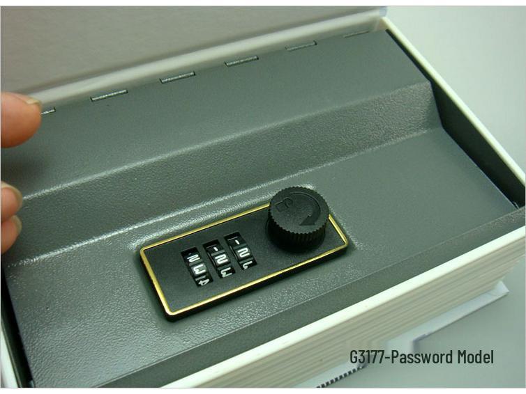 Cross-Border E-commerce Book Safe with Password Lock - Creative Storage Box & Metal Piggy Bank