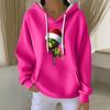 Women's Fashion Casual Christmas Angel Print Pullover Long-Sleeve Sweatshirt