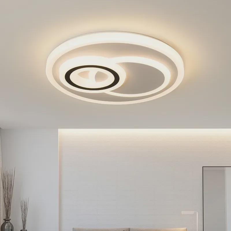 Modern Round LED Ceiling Lamp for Living Room, Bedroom, Restaurant, or Study