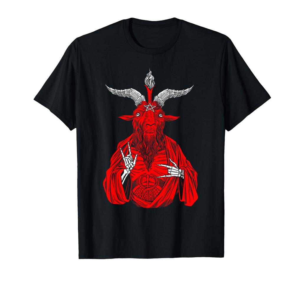 Blackcraft AntiChrist Goat Satan Baphomet Shirt Atheist T-Shirt
