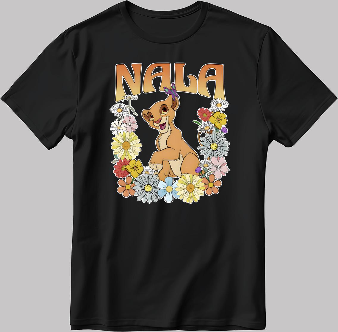 Disney Lion King Nala White-Black Men / Women T-Shirt AB268 L