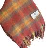A Thick Long  Korean Style Versatile and Warm Autumn and Winter Checkered Tassel Shawl with Mohair