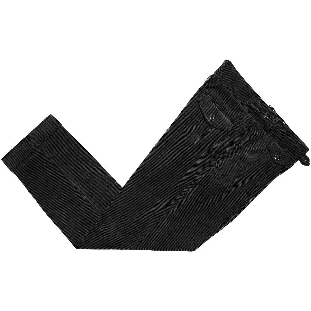 Solti 8Wale Corduroy Side Trousers (Black)