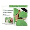 200 Sheets Green Leaf Sticky Notes & Scratch Stickers