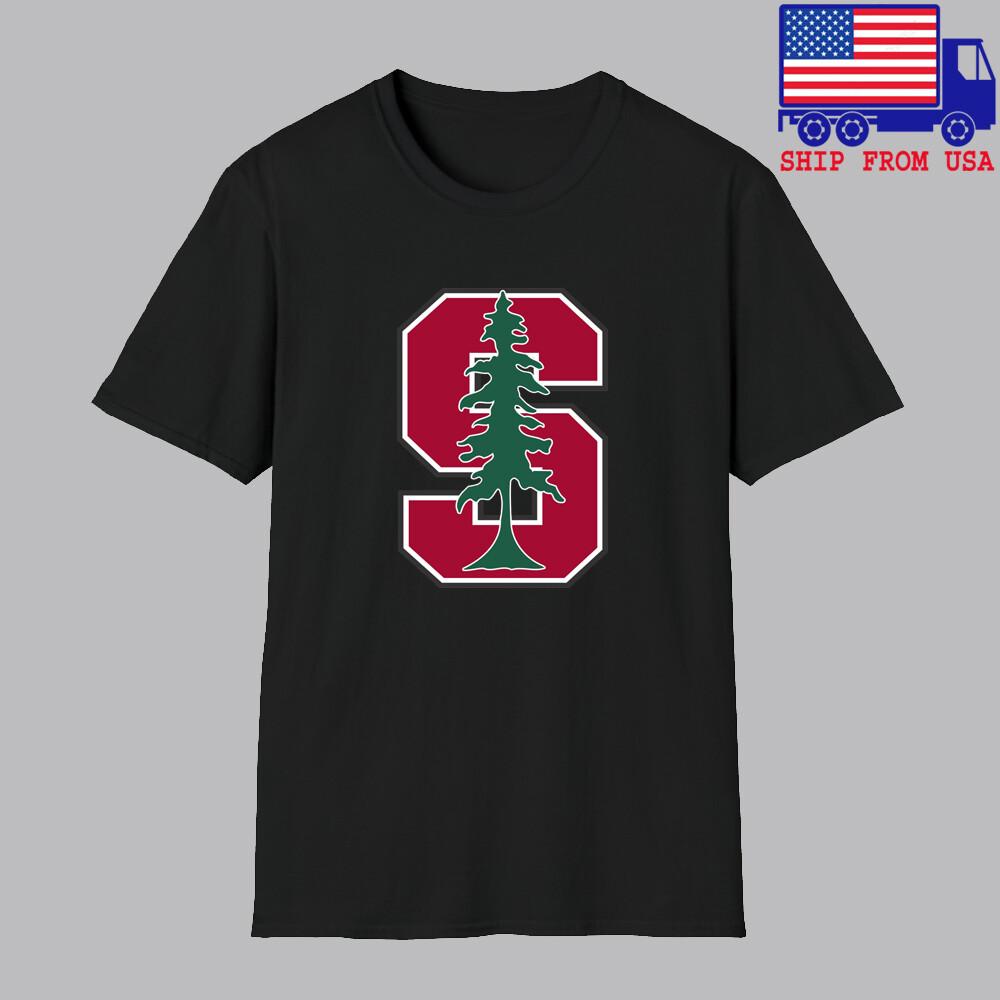 Stanford University College Men#039;s Black Size S5XL Unisex T-Shirt XXXXL