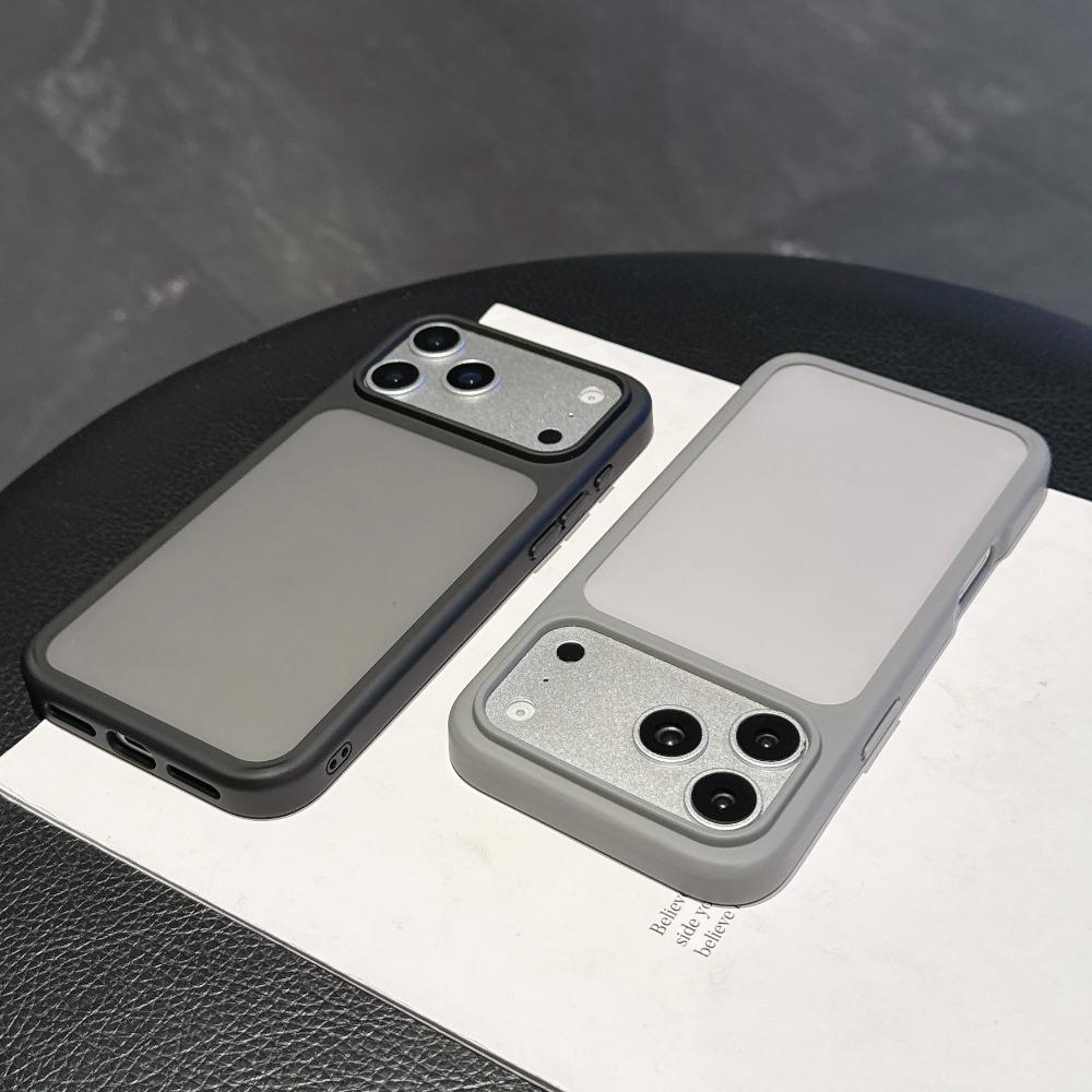 New Luxury Matte Translunt Skin-Feel Phone Case For iPhone 17 Pro Max Air 16 Plus 17 Pro 15 14 13 12 Shockproof Cover Funda