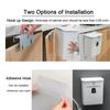 7/10L Wall Mounted Trash Can Household Galley Waste Bin Hanging Bathroom Trash Can with Lid Food Garbage Bin Kitchen Accessories