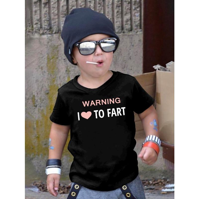 

European size boys round-neck short-sleeved T-shirt with unique English patterns 98cm чёрный