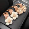 Car Hook Cute Flower Car Seat Hanger Hooks Behind-Seat Accessories Organizer Hook Bags Clothes Sundries Hanger Clip