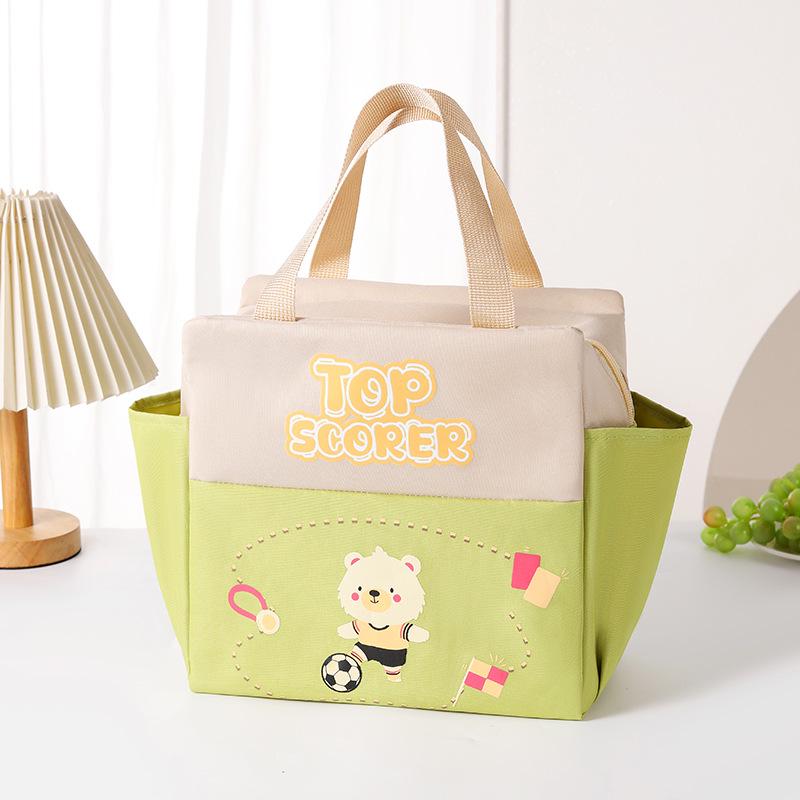 Insulated Large-Capacity Oxford Cloth Lunch Bag for Students