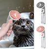 Dog Bath Brush Long Handle Silicone Scrubber Grooming Dog Scrubber For Bath For Shower Cleaning Shedding Remove Loose Coat
