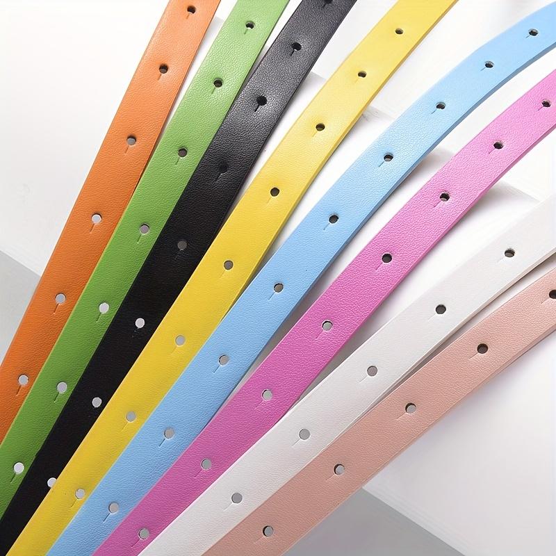 1pc Cute Heart Buckle Belt Adjustable Waist Cincher, Perfect for Jeans, Dresses & Pants - Playful Candy Colors