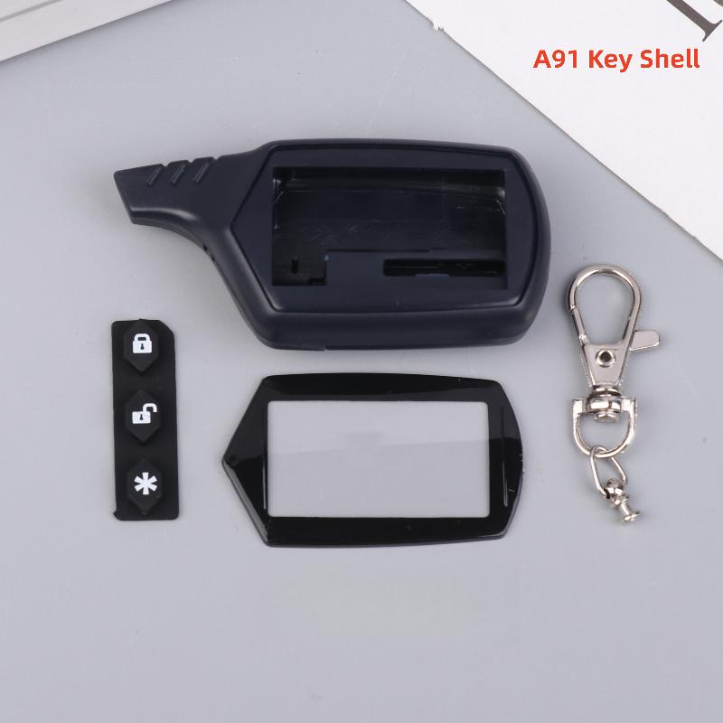 1 Set For Russian Starline A91 A61 B9 B6 Lcd Remote Control Two Way Car Alarm System Key Shell Body Cover Keychain Case