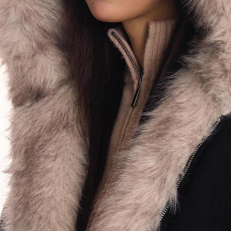 Harajuku Warme Jacke Herren Damen Retro Jacke Locker Punk Pelzjacke