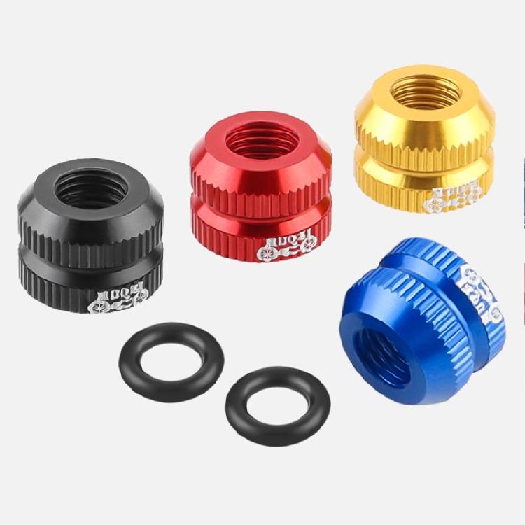 2Pcs Bicyles Inner Tube Valves Nut Replacements for most Mountain Bicyles