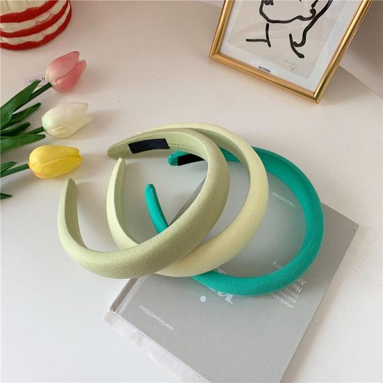 Versatile Headband Comfortable Fit Candy Color Thick Sponge Hair Hoop Daily Wear Makeup Hair