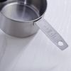 Stainless Steel Measuring Cup & Spoon Set for Baking, with Scale.