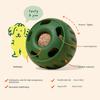 Dog Slow Feeder Ball Interactive Silicone Dog Chew Toy Treat Dispenser Ball DIY Dog Food Ball Mold for Dogs Teething Mental Stimulation