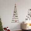 Hanging Christmas Tree with Star Top 74 X 150 Cm Natural Branches