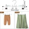 10/20pcs Pants Racks Wind Proof Multi-purpose Skirt Racks for Clothes Drying Trousers Wardrobe Clip Anti-slip Clothes Hanger