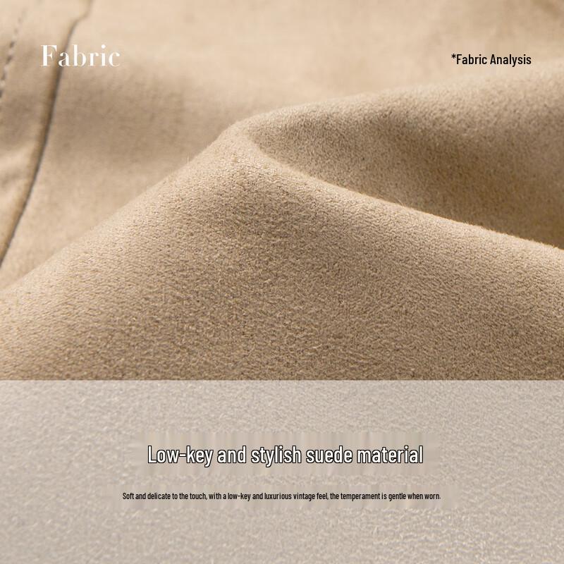 Navigare Men's Retro Suede Bomber Jacket