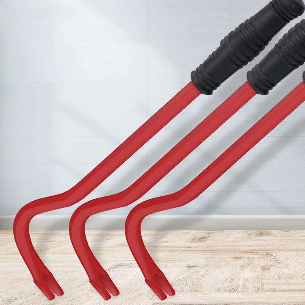 Маленький изогнутый ломик с нескользящей рукояткой, прочный гвоздодер и съемник для строительства и авторемонта China Mainland