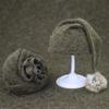 Baby Hat Newborn Photography Props Blanket Wrap Baby Fur Ball Knitted Beanie Hat Baby Photo Shoot Accessories