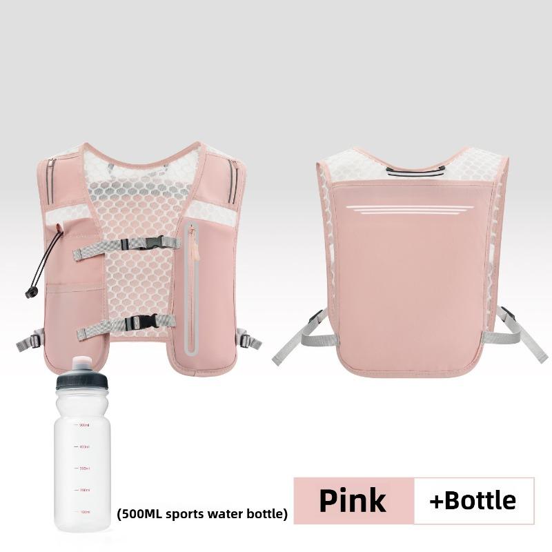 Ultralight Breathable Hydration Vest  Reflective Safety Running Vest for Men Women Adjustable Cycling Hiking Marathon Backpack