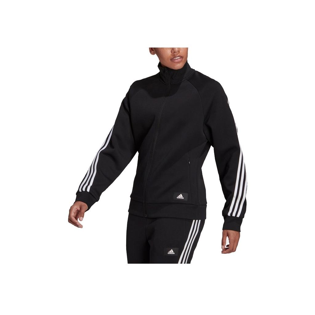 Adidas W Fi 3S TT Retro Sports Style Striped Jacket Women Jacket Black H57298